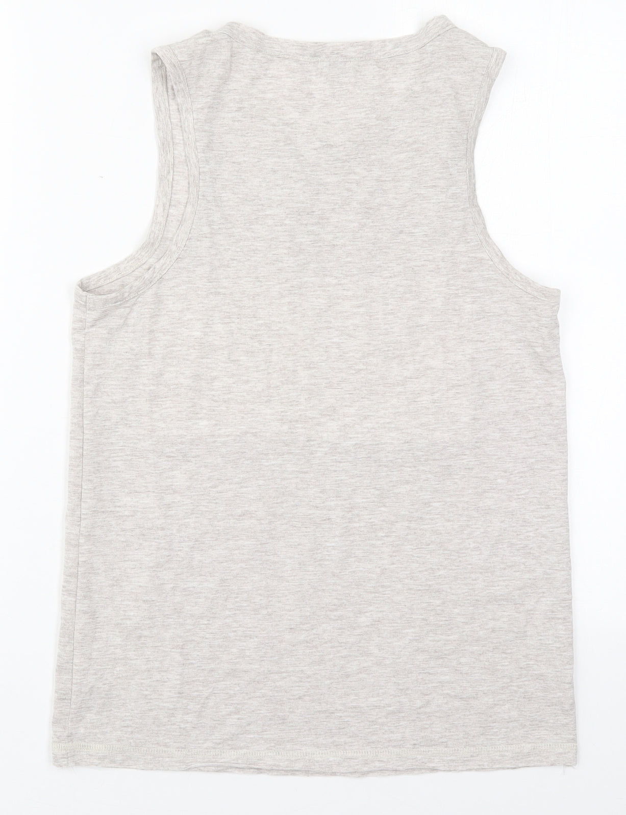 River Island Womens Beige  Polyester Basic Tank Size 8 Crew Neck - Bisous