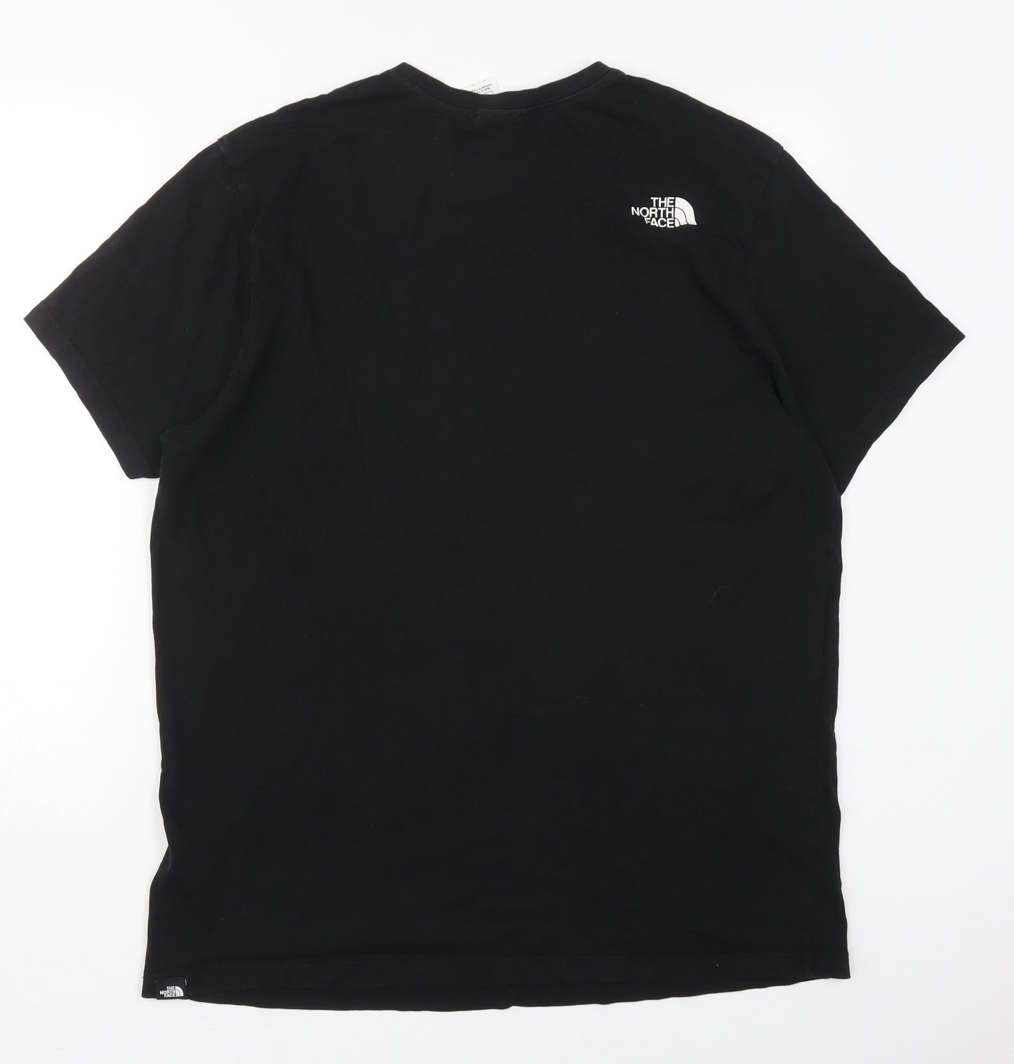 The North Face Mens Black  Cotton  T-Shirt Size XL Crew Neck