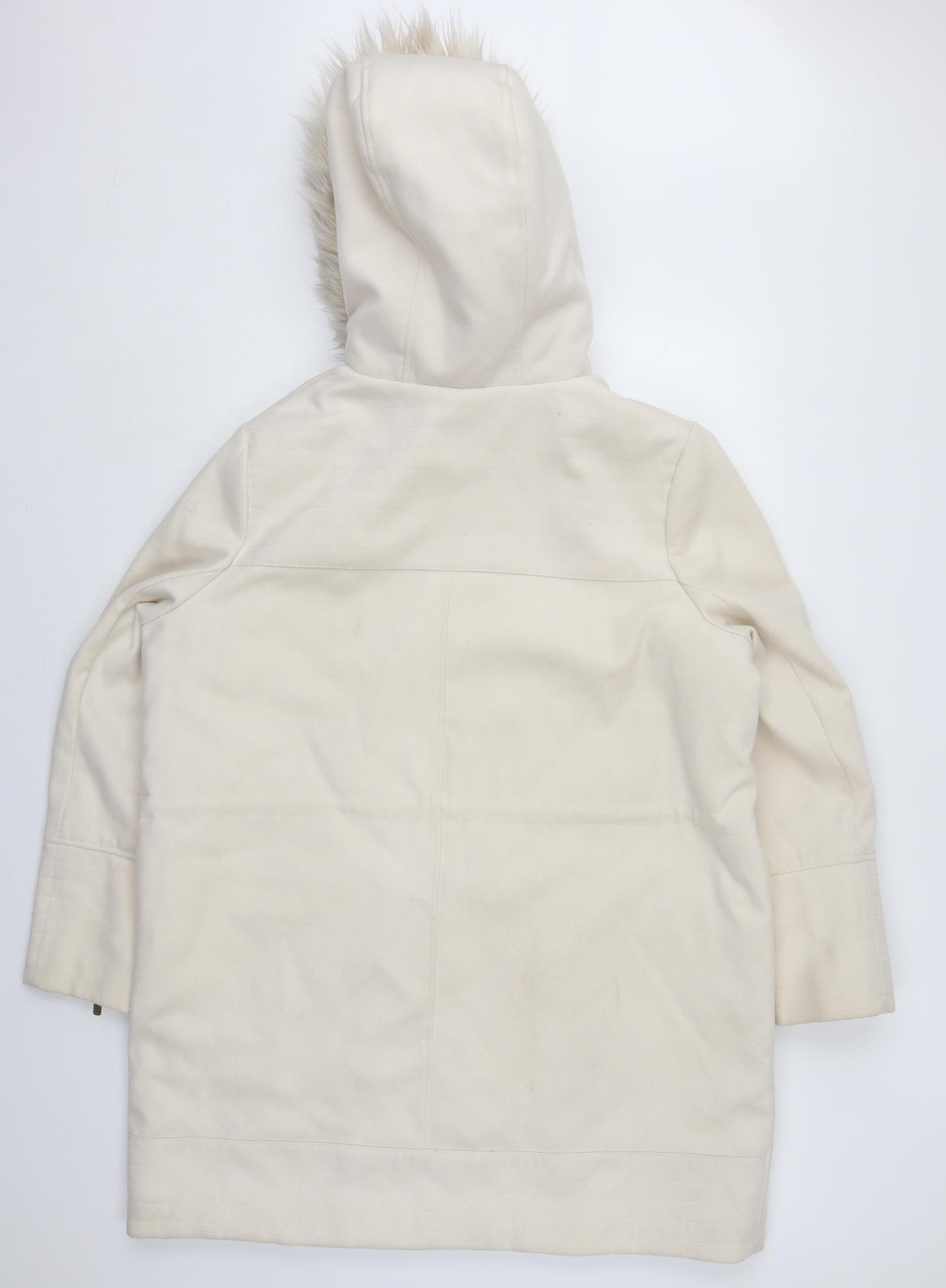 Atmosphere Womens Ivory   Pea Coat Coat Size 20  Zip