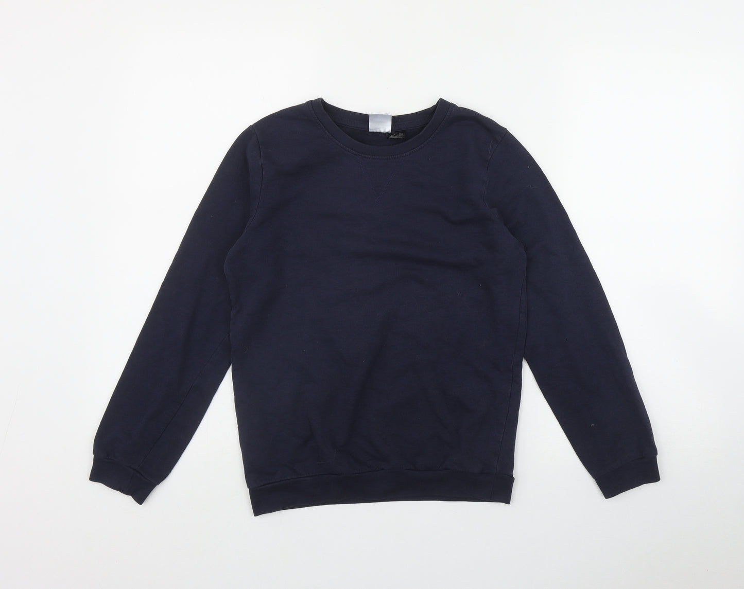 Smart Smart Boys Blue  Cotton Pullover Sweatshirt Size 10-11 Years