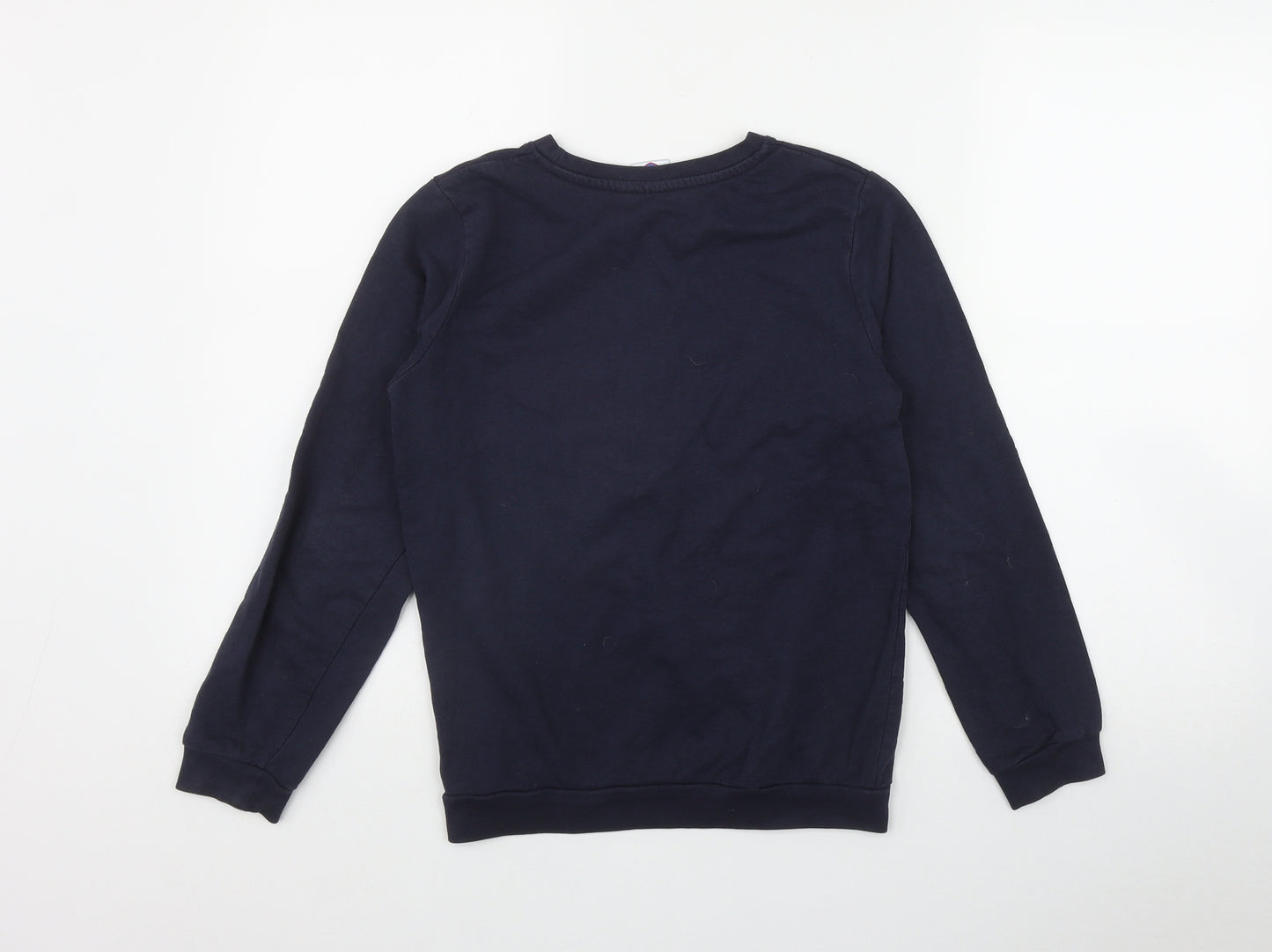Smart Smart Boys Blue  Cotton Pullover Sweatshirt Size 10-11 Years