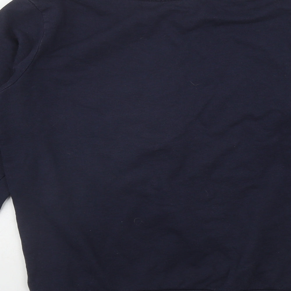 Smart Smart Boys Blue  Cotton Pullover Sweatshirt Size 10-11 Years