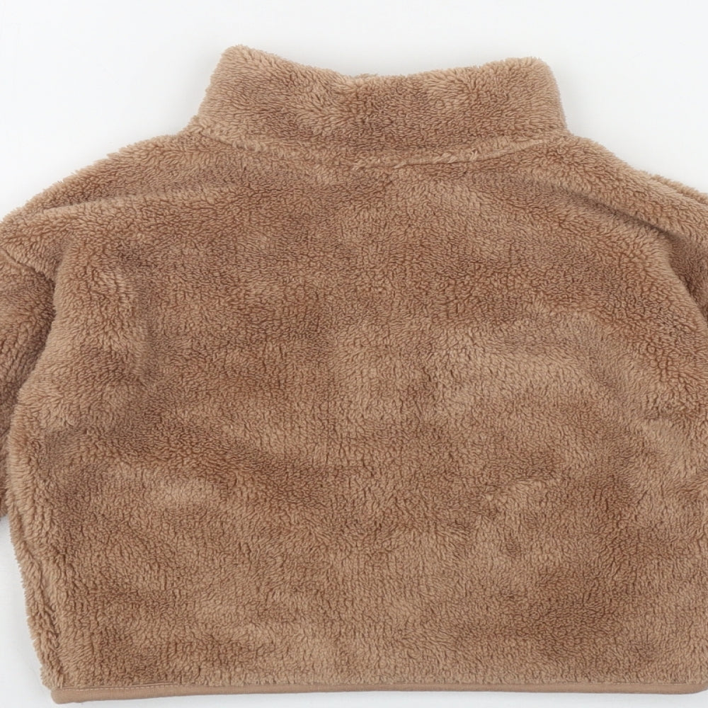 George Baby Brown   Jacket  Size 12 Months   Zip - Mickey Mouse