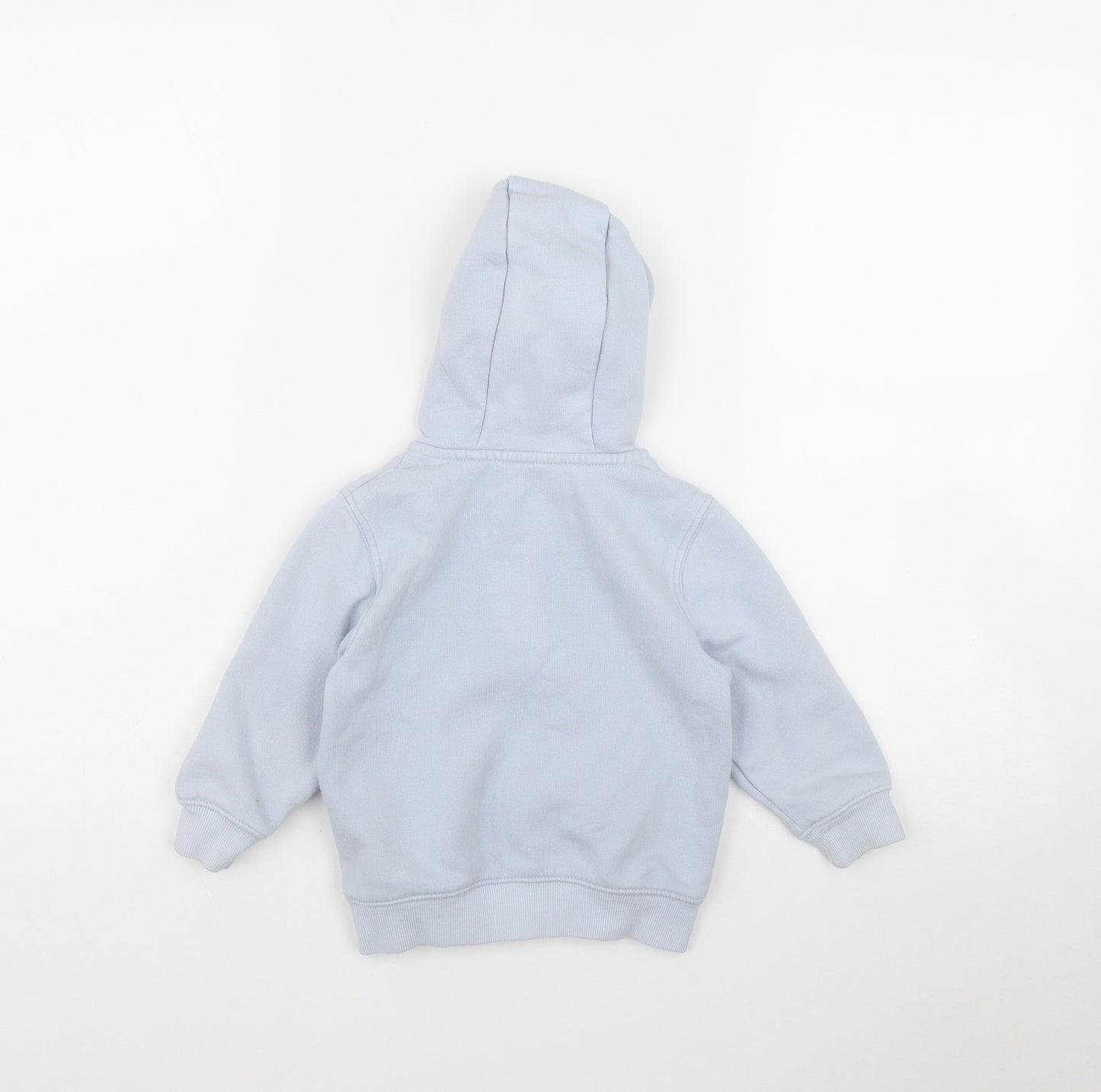 NEXT Boys Blue  Cotton Full Zip Jumper Size 12-18 Months  Zip