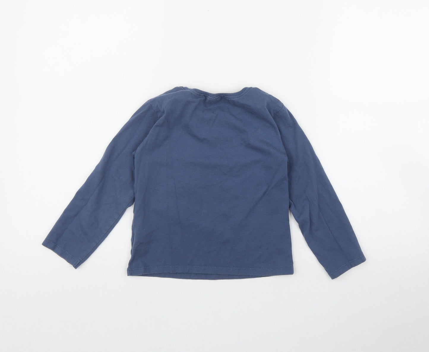 NEXT Girls Black  Cotton Basic T-Shirt Size 5-6 Years Round Neck  - Heart Printq