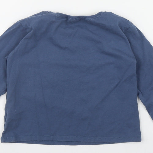 NEXT Girls Black  Cotton Basic T-Shirt Size 5-6 Years Round Neck  - Heart Printq
