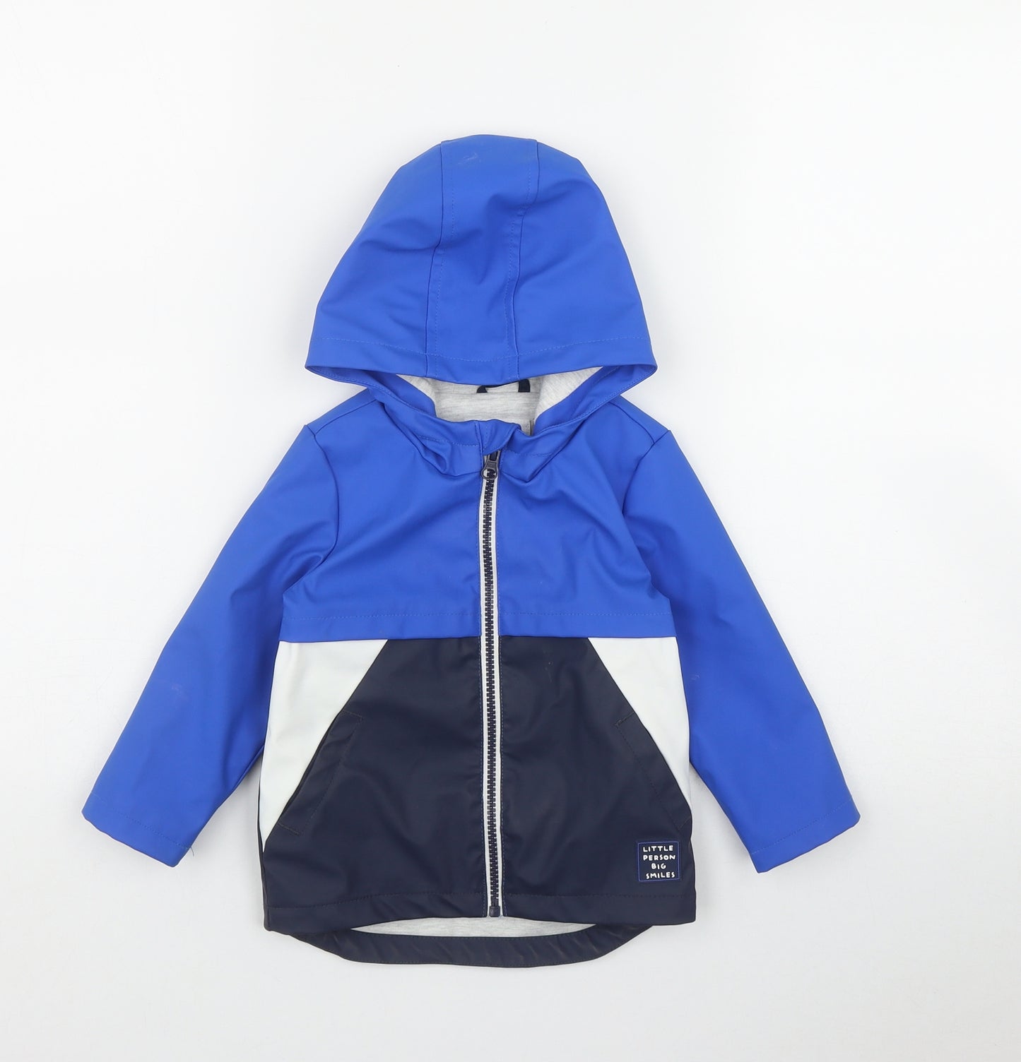 F&F Boys Blue   Jacket  Size 12-18 Months   Zip