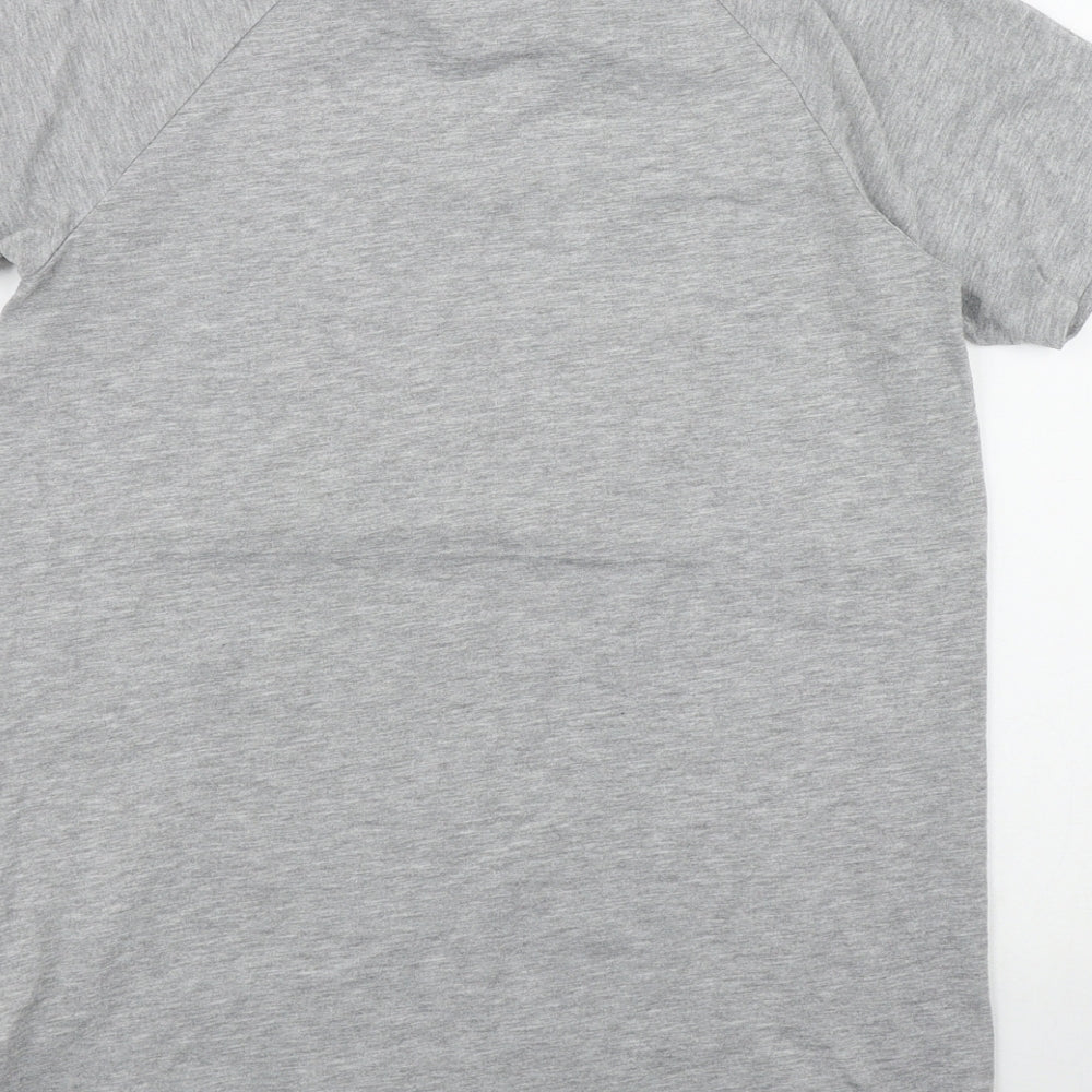 Atmosphere Womens Grey  Polyester Basic T-Shirt Size 4 Round Neck