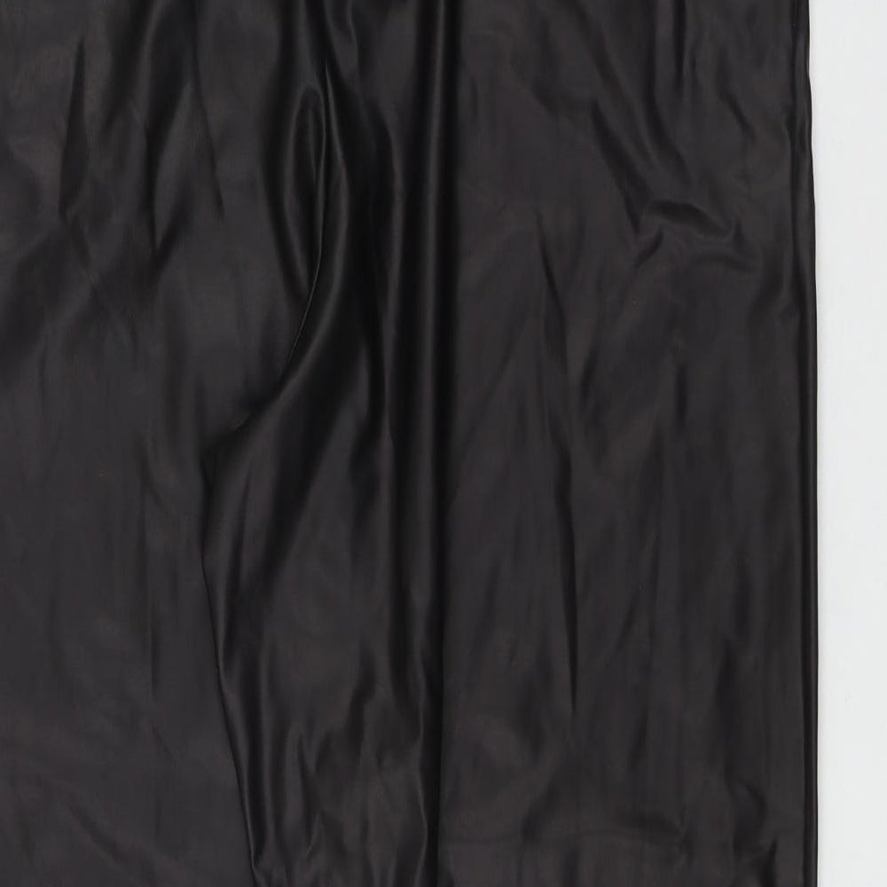ASOS Womens Black  Polyester Jogger Trousers Size 16 L29 in Regular