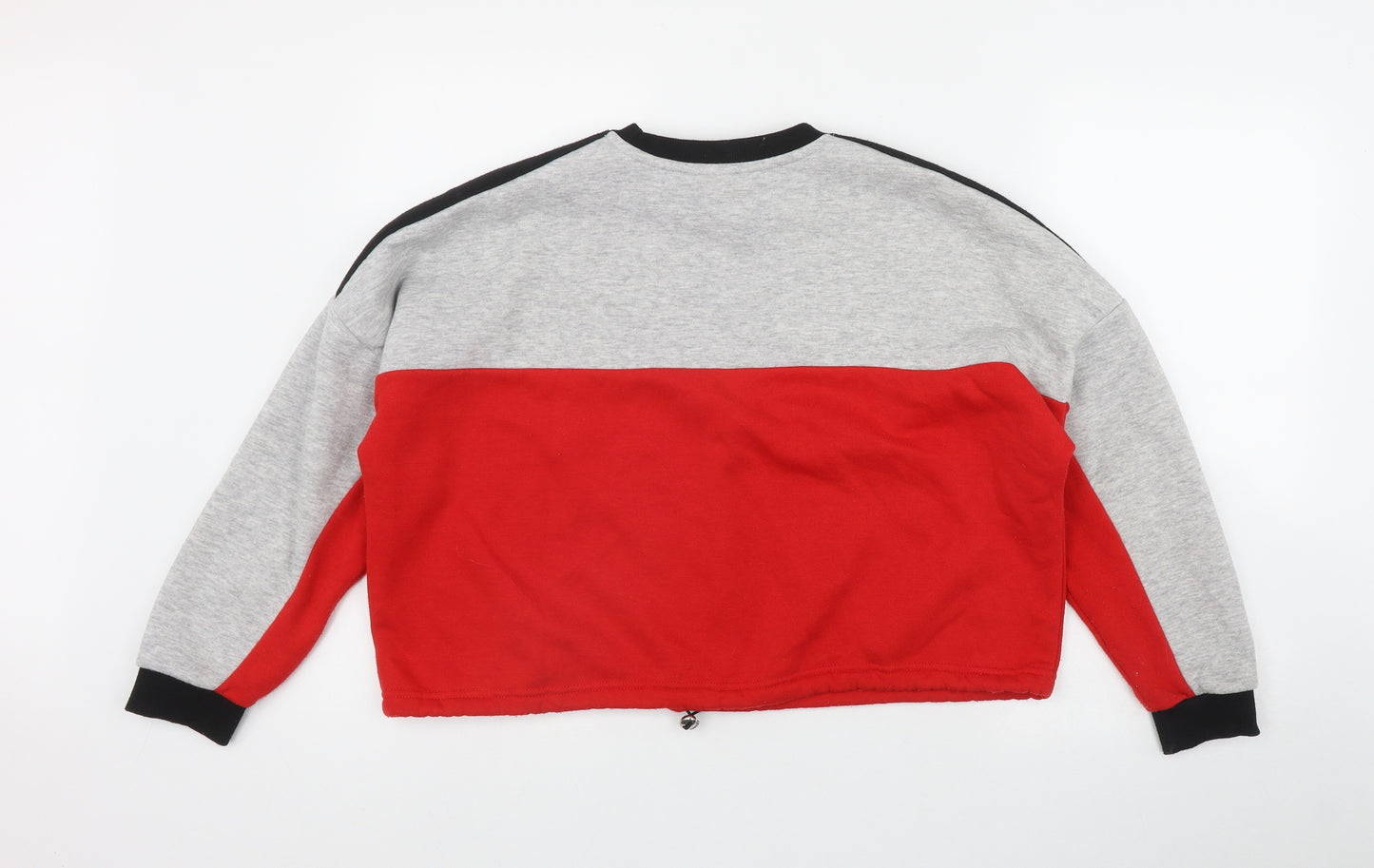 Primark Womens Red  Polyester Pullover Sweatshirt Size 6  Drawstring - Mickey Mouse