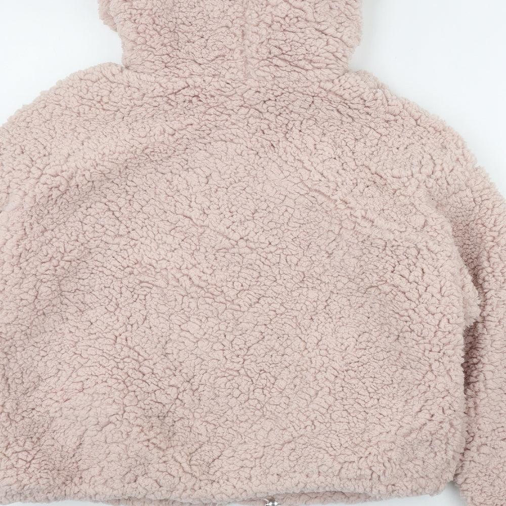 New Look Womens Pink   Jacket  Size M  Zip