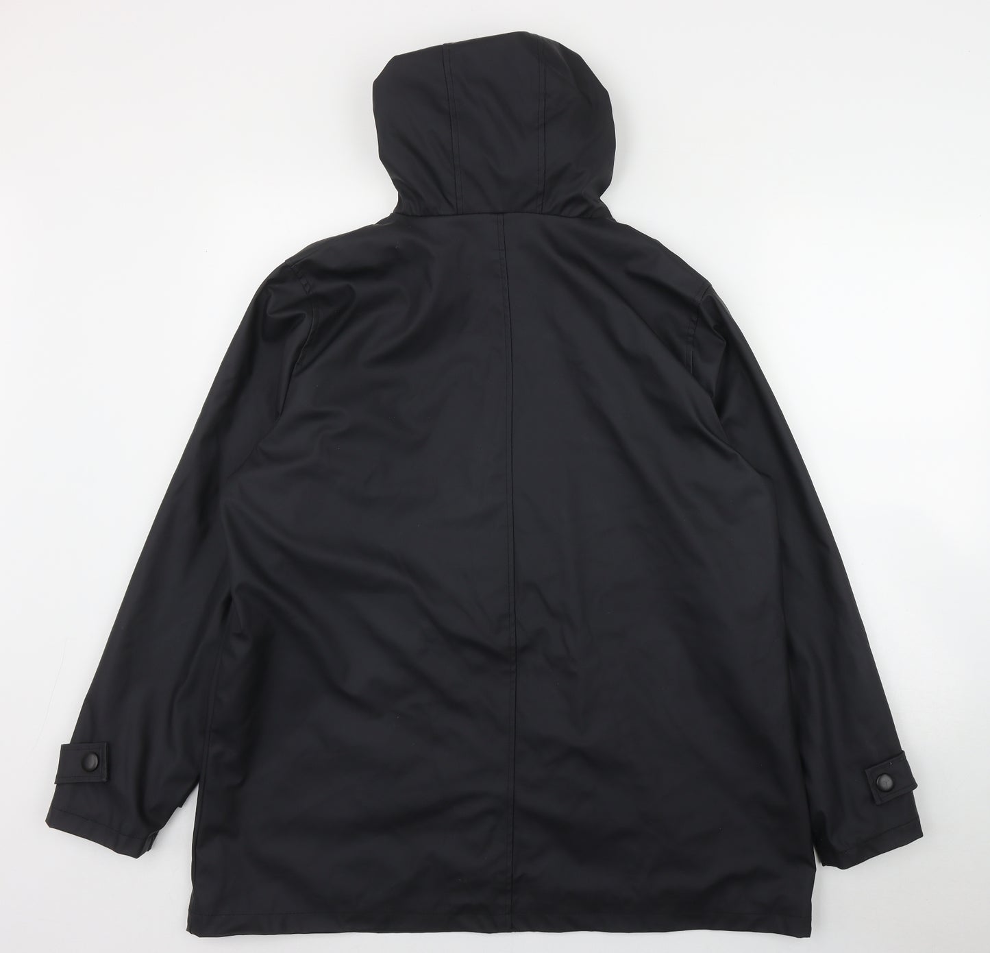 Simply Be Womens Black   Rain Coat Coat Size 18  Zip