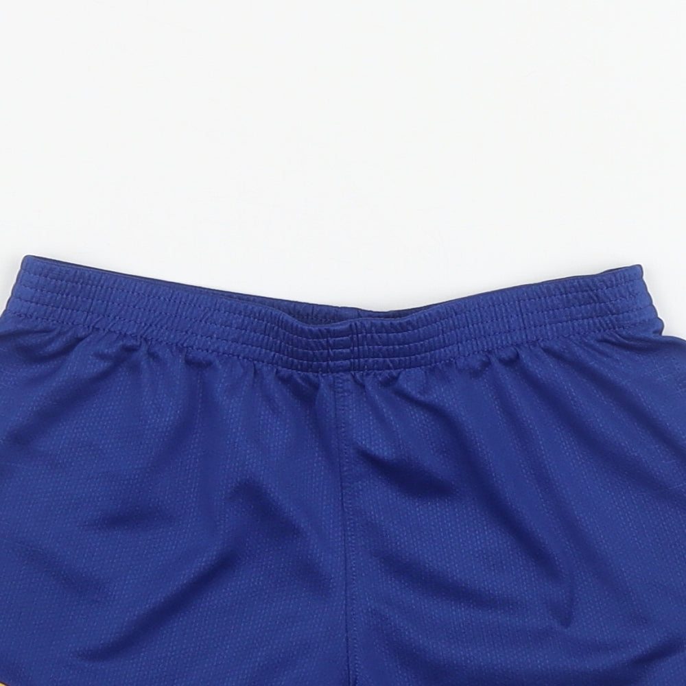 Nike  Boys Blue  Polyester Sweat Shorts Size 5-6 Years  Regular  - Chelsea FC
