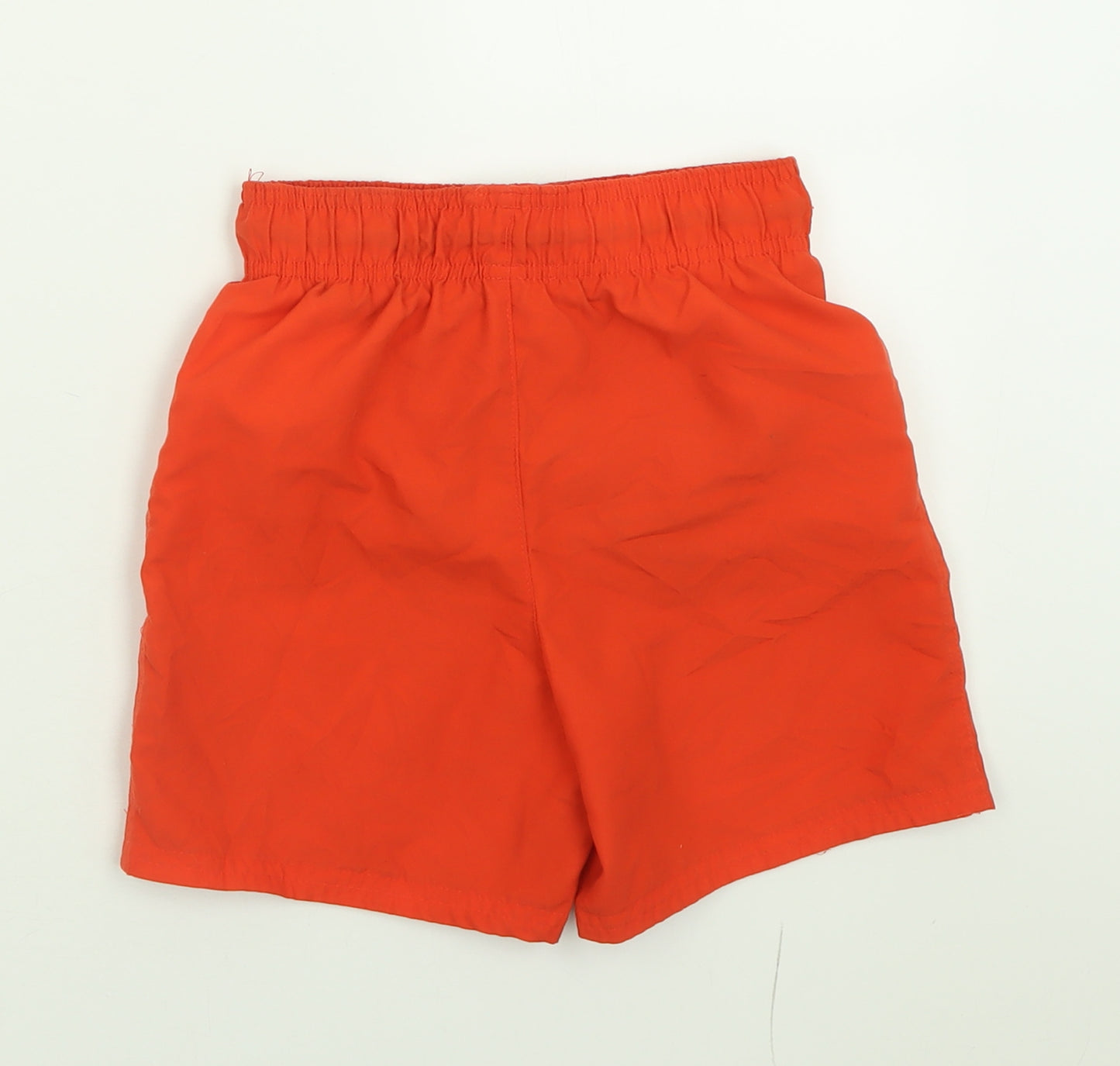 George Boys Orange  Polyester Bermuda Shorts Size 7-8 Years  Regular Tie