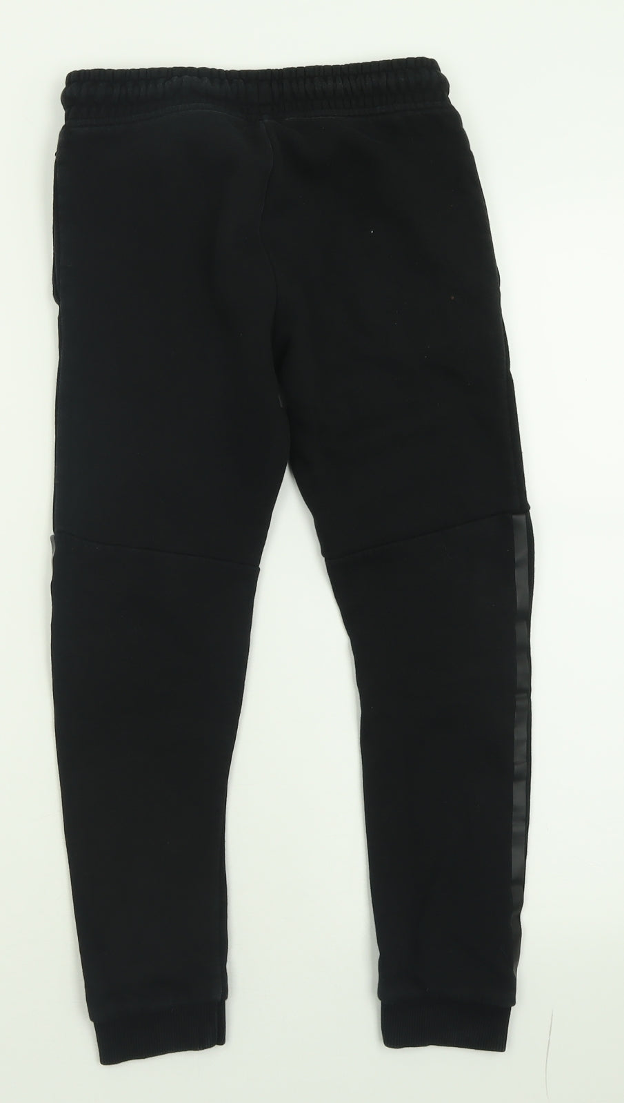 George Boys Black  Cotton Jogger Trousers Size 9-10 Years  Regular Tie