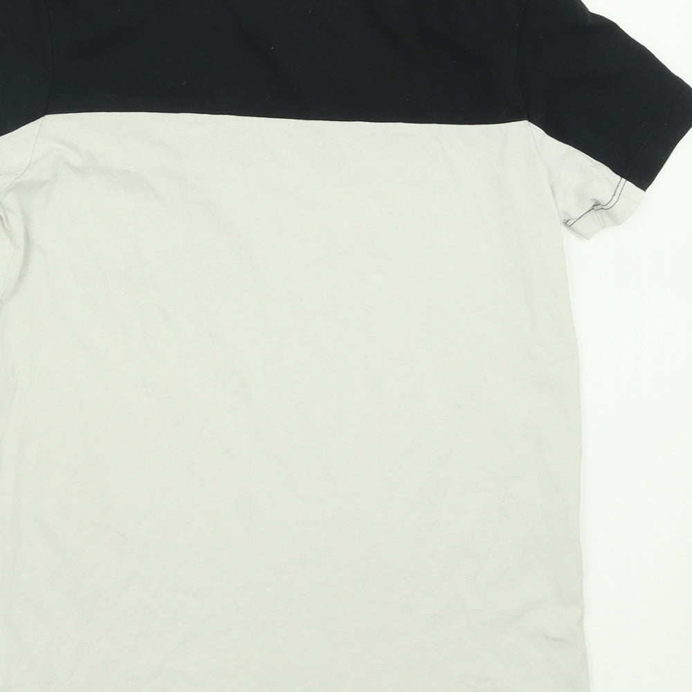 George Boys White  Cotton Basic T-Shirt Size 10-11 Years Crew Neck Pullover