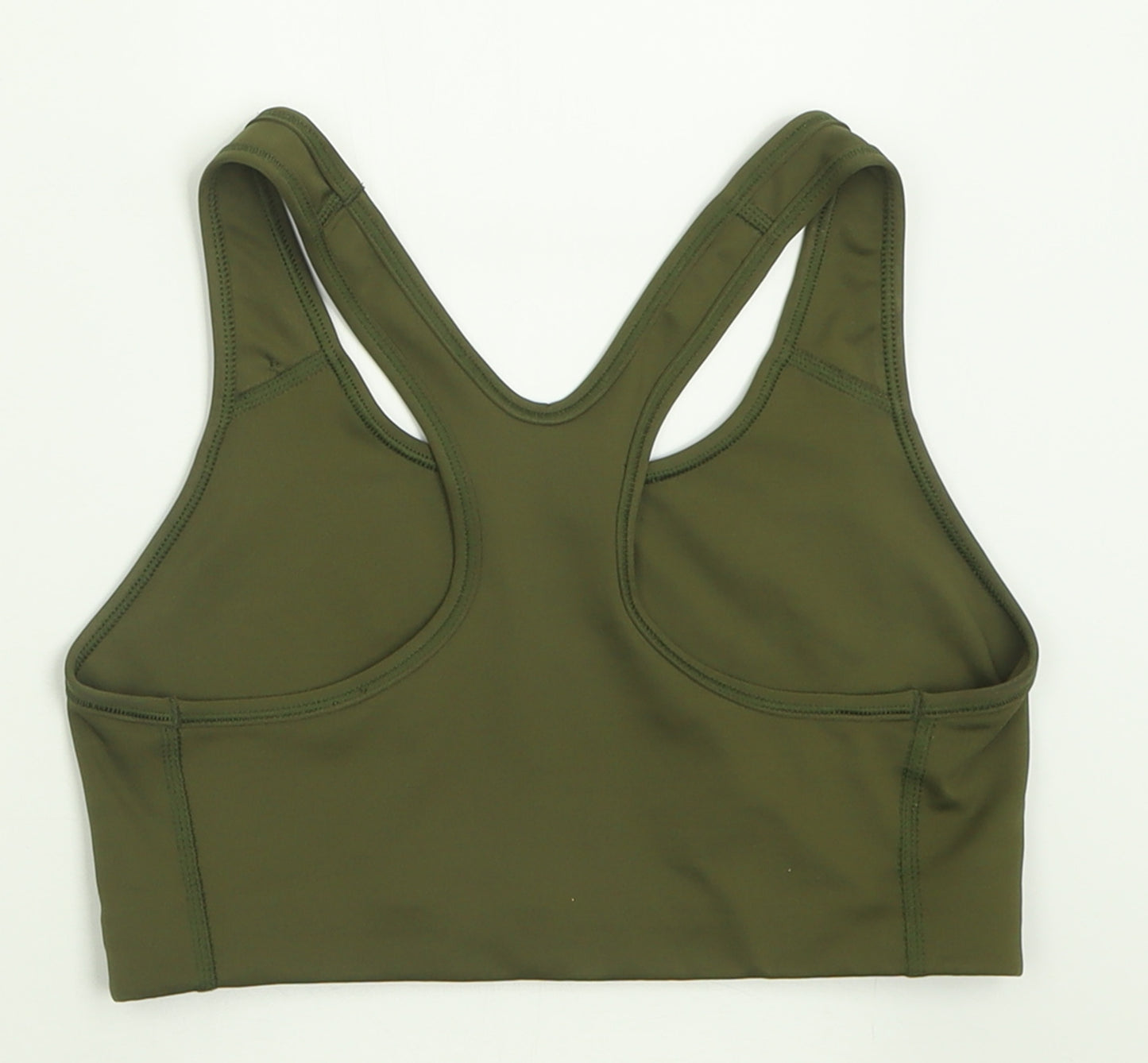 Nike Womens Green  Polyester Cropped Tank Size M Scoop Neck Pullover