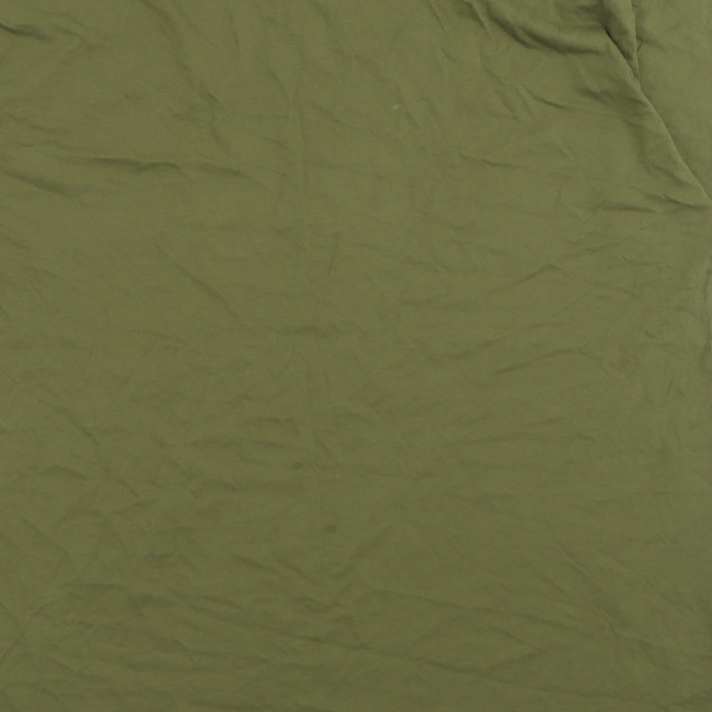 Reebok Mens Green  Cotton  T-Shirt Size 2XL Crew Neck