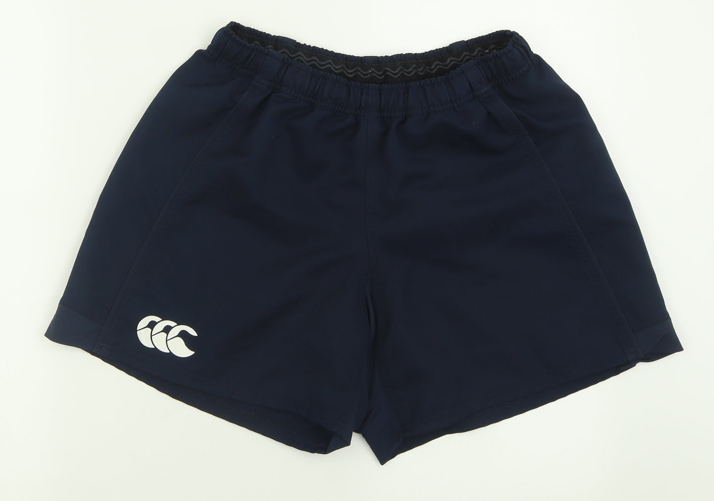 Canterbury Mens Black  Polyester Sweat Shorts Size M  Regular Tie
