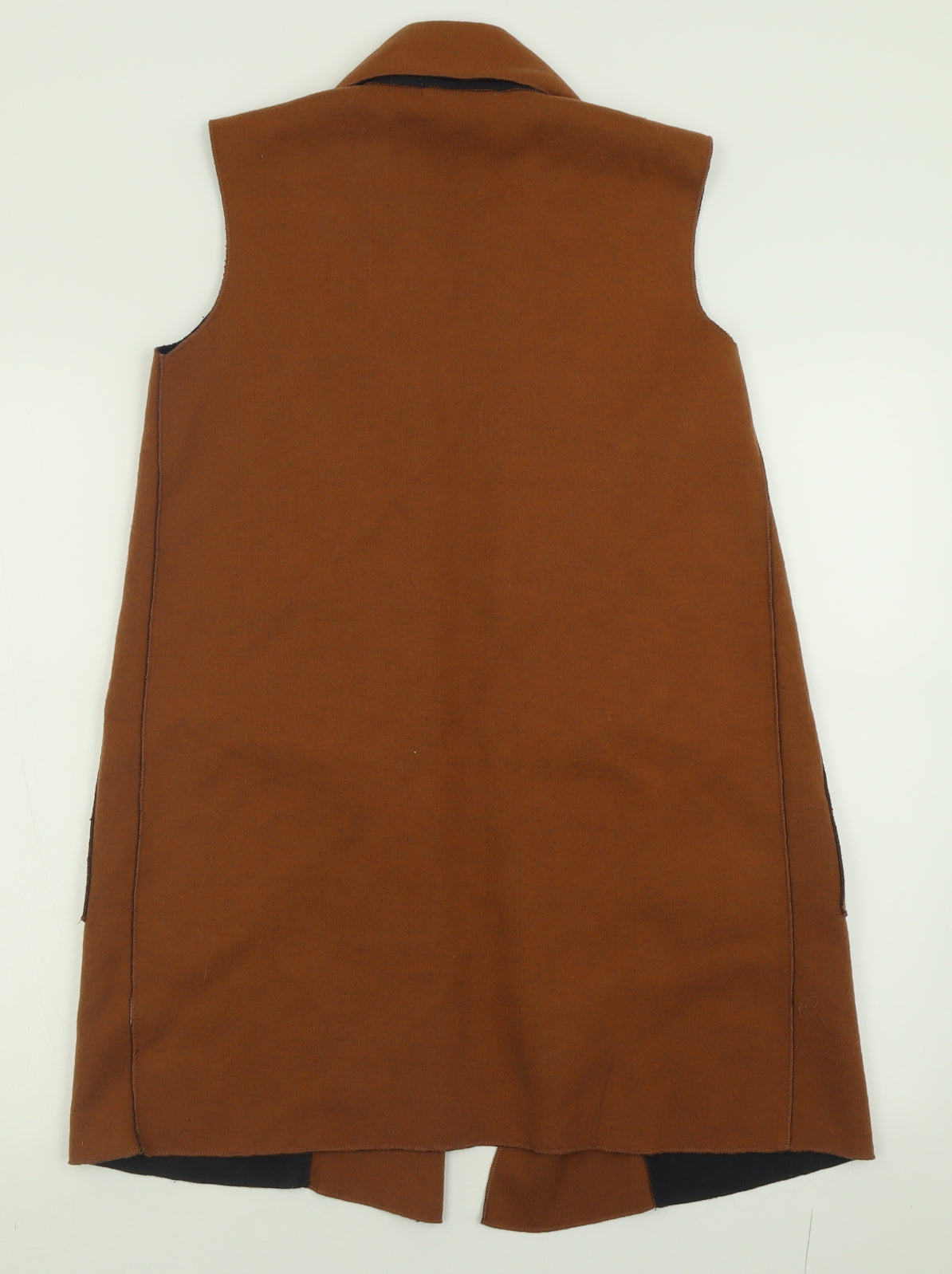 Dunnes Stores Womens Brown  Polyester Kimono Tank Size S V-Neck