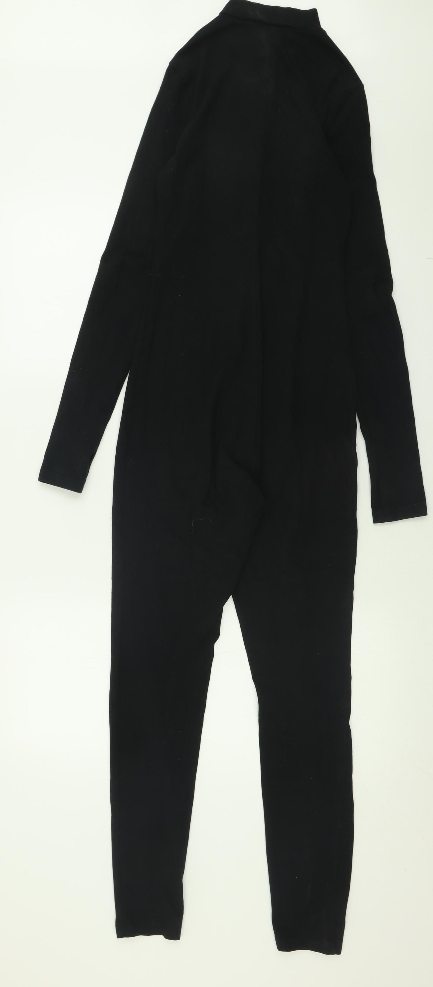 shgein Womens Black  Polyester Jumpsuit One-Piece Size XS  Zip