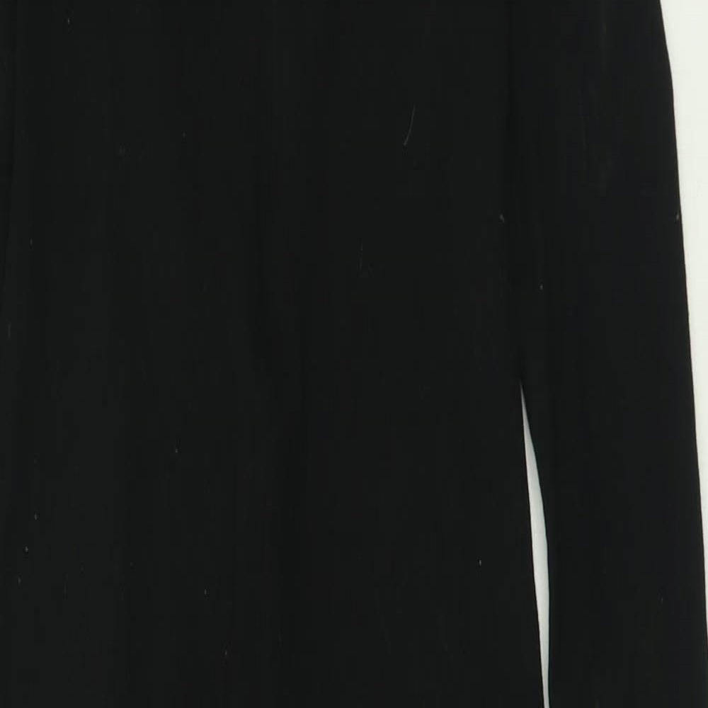 shgein Womens Black  Polyester Jumpsuit One-Piece Size XS  Zip