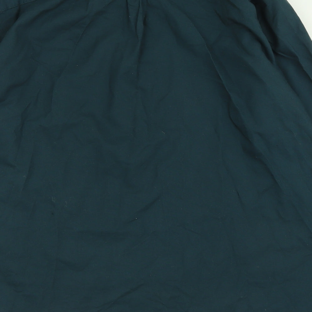 F&F Mens Green  Cotton  Button-Up Size XL Collared Button