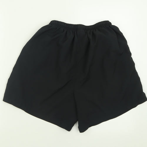 kea Mens Black  Polyamide Sweat Shorts Size L L6 in Regular Tie