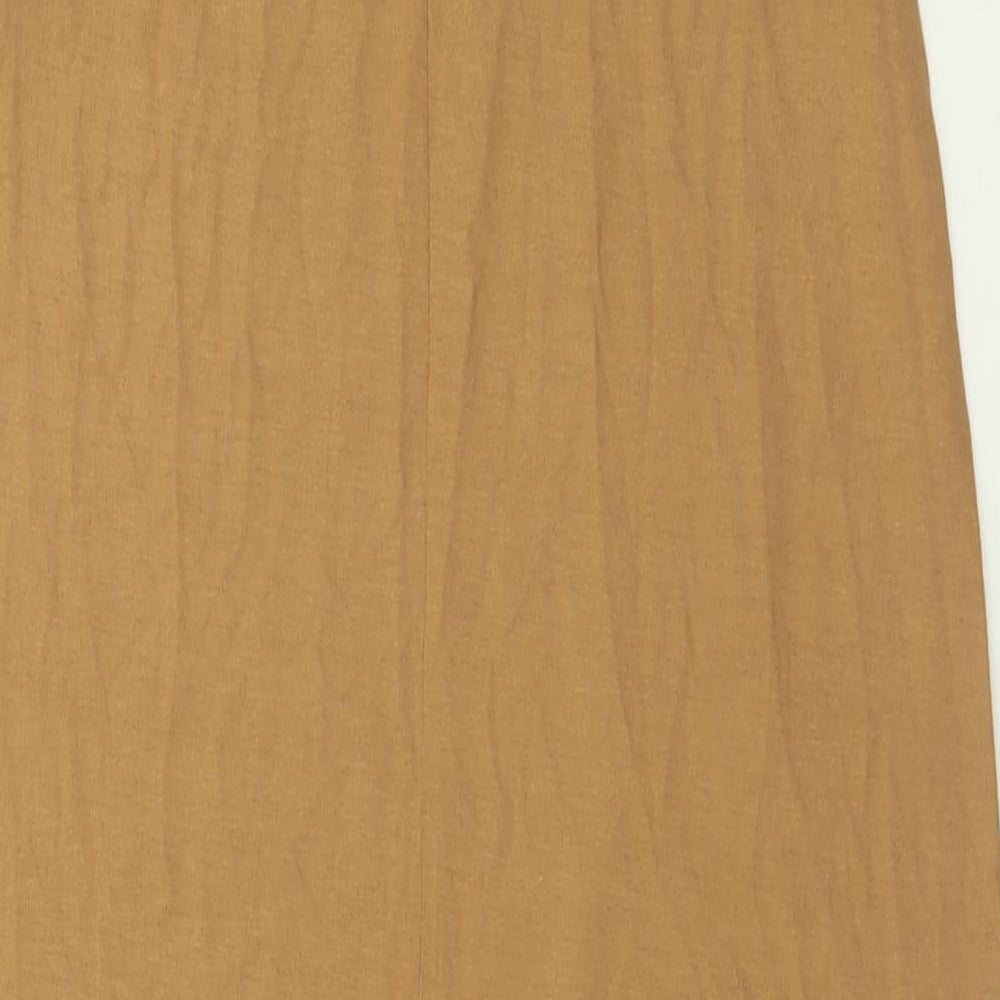 H&M Womens Brown  Viscose Tank Dress  Size S  Crew Neck Pullover