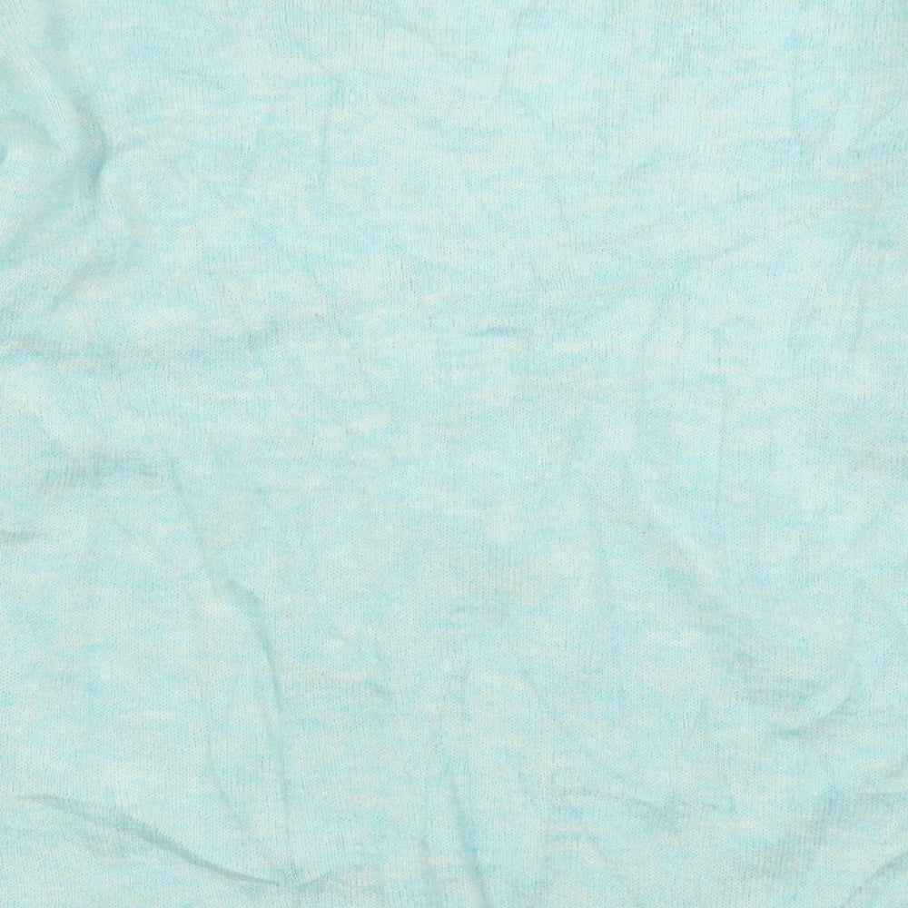TU Womens Blue Crew Neck  Acrylic Pullover Jumper Size 18