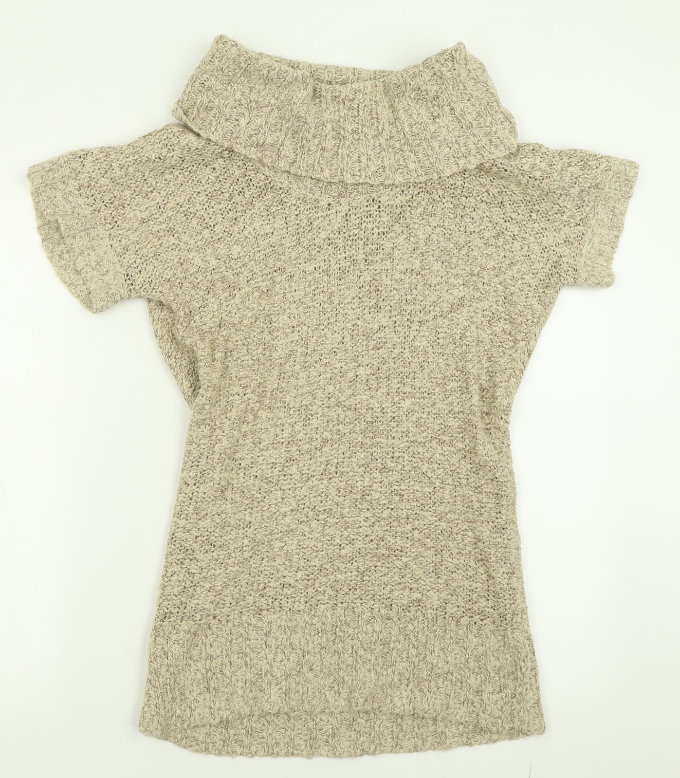 Papaya Womens Brown Roll Neck  Acrylic Pullover Jumper Size 14