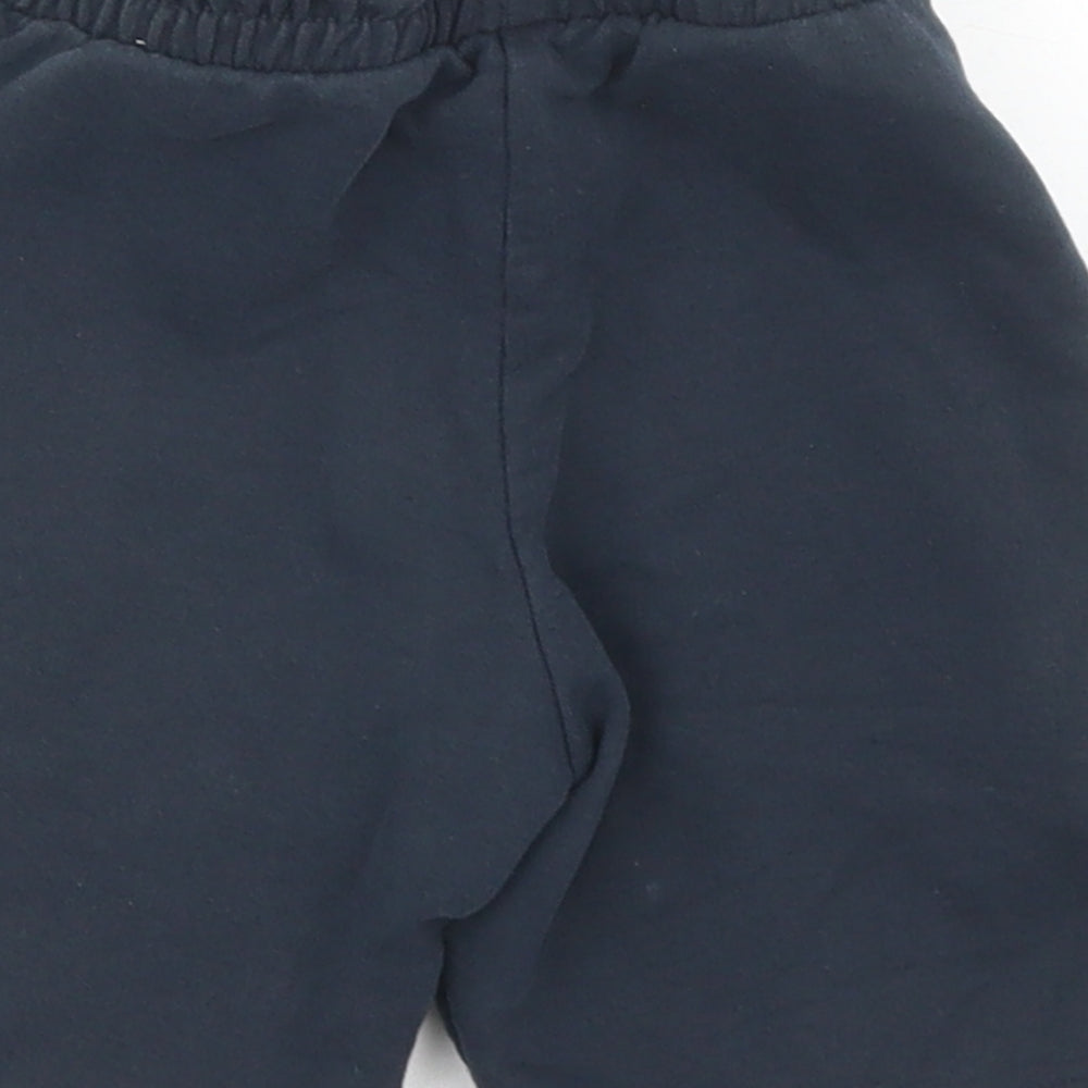 Dunnes Sotres Boys Blue  Cotton Sweat Shorts Size 4-5 Years  Regular Drawstring
