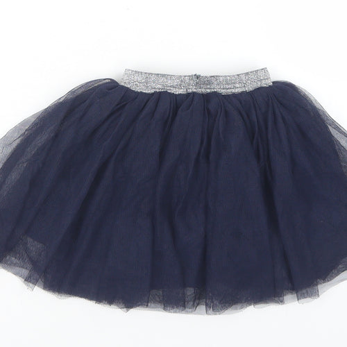 Dunnes Stores Girls Blue  Polyester Tutu Skirt Size 4 Years  Regular