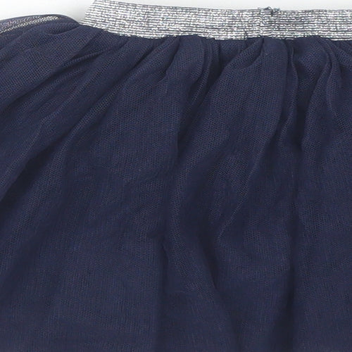 Dunnes Stores Girls Blue  Polyester Tutu Skirt Size 4 Years  Regular