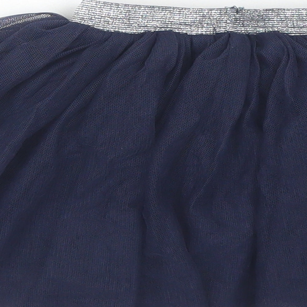 Dunnes Stores Girls Blue  Polyester Tutu Skirt Size 4 Years  Regular
