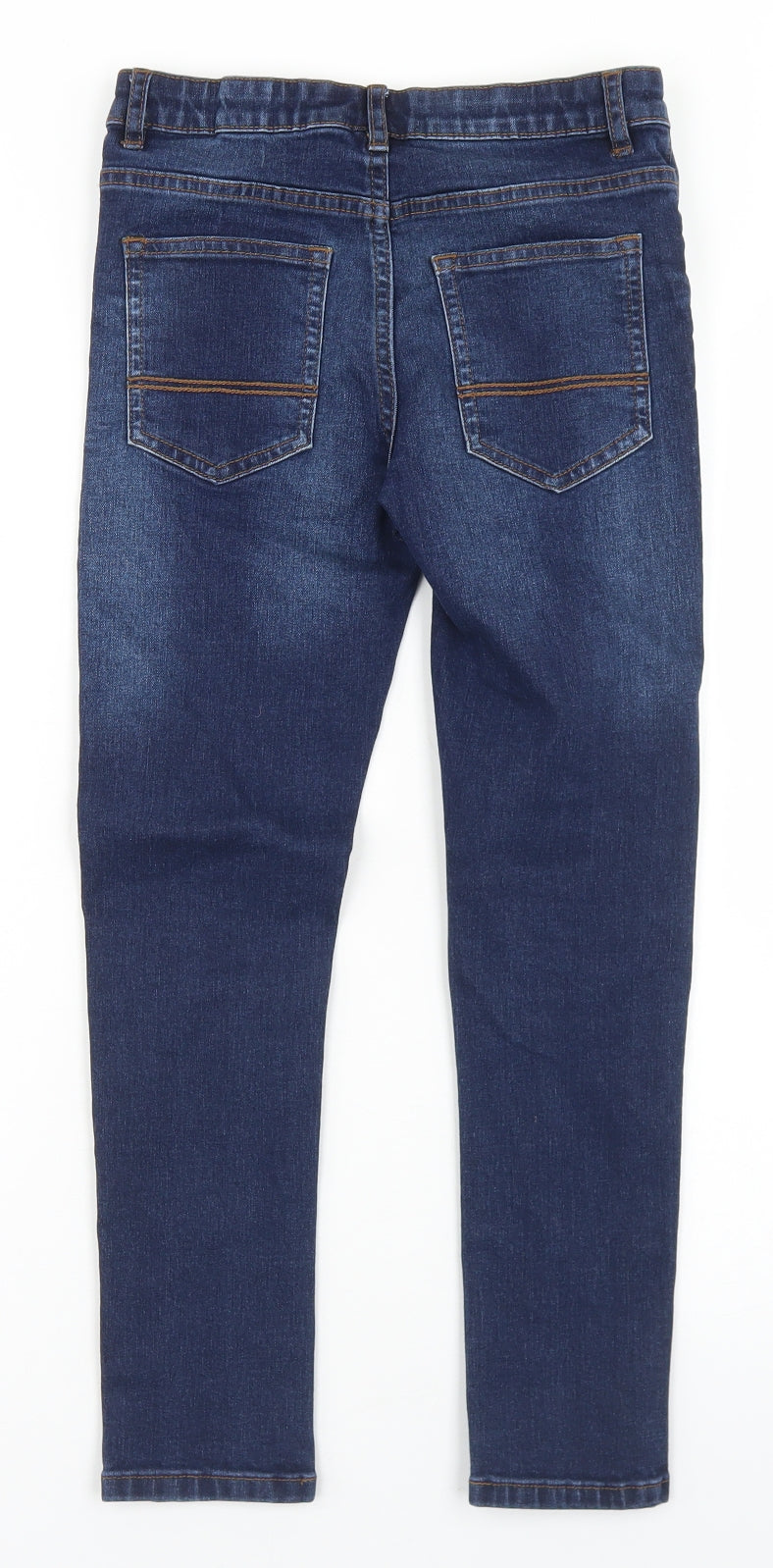 NEXT Boys Blue  Cotton Skinny Jeans Size 9 Months  Regular Button