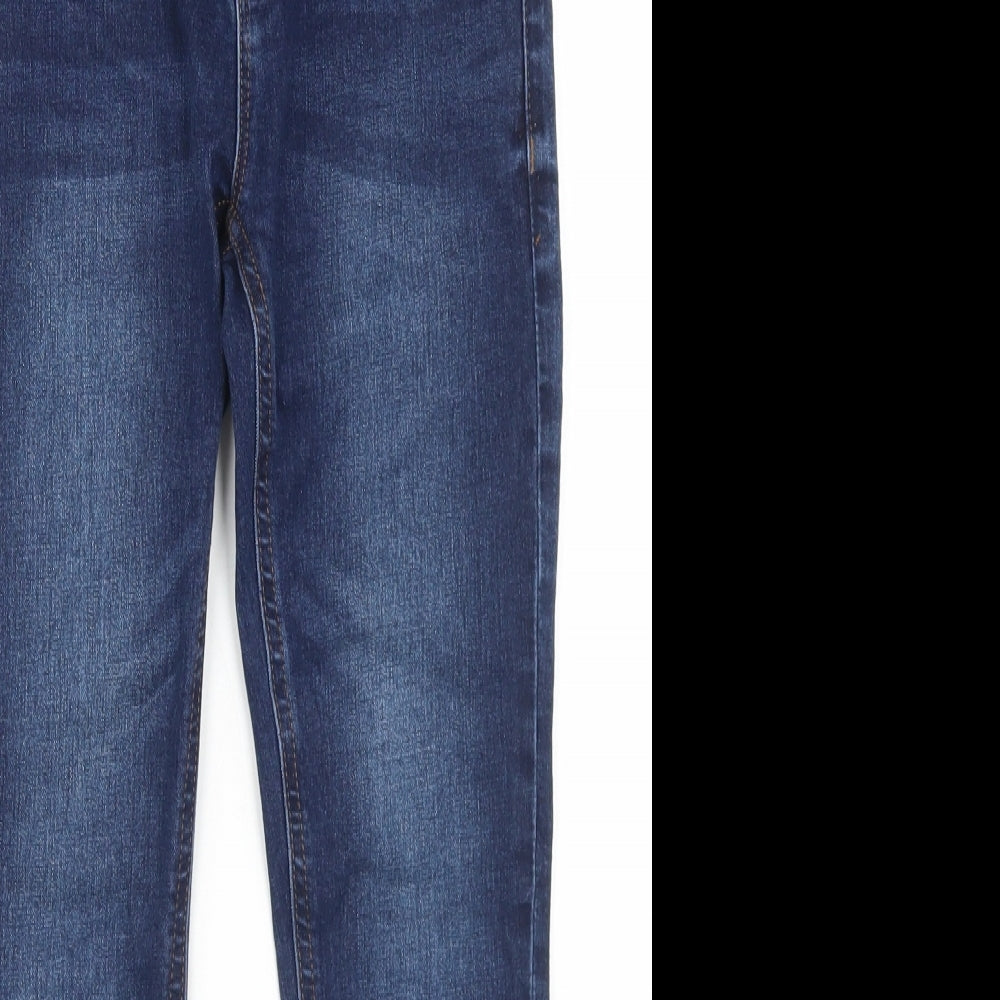 NEXT Boys Blue  Cotton Skinny Jeans Size 9 Months  Regular Button