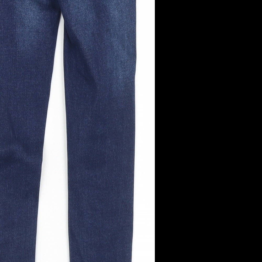 NEXT Boys Blue  Cotton Skinny Jeans Size 9 Months  Regular Button