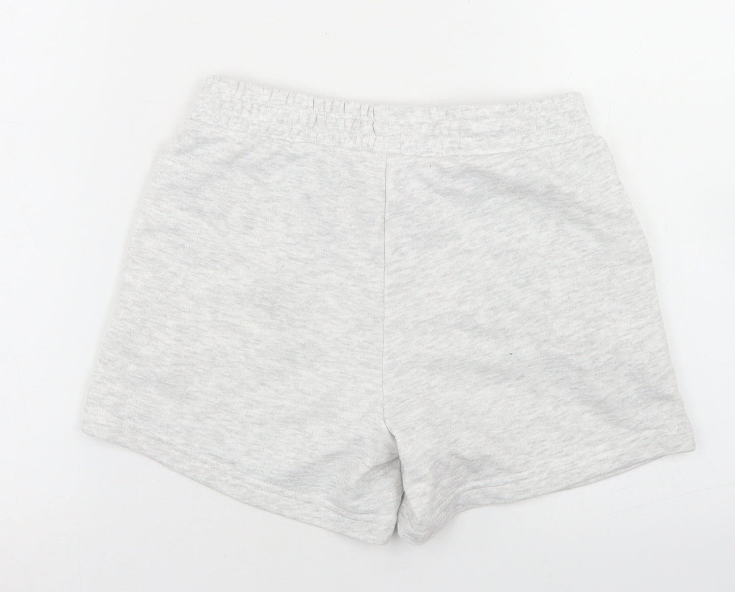 Primark Girls Grey  Cotton Sweat Shorts Size 8-9 Years  Regular Drawstring - California