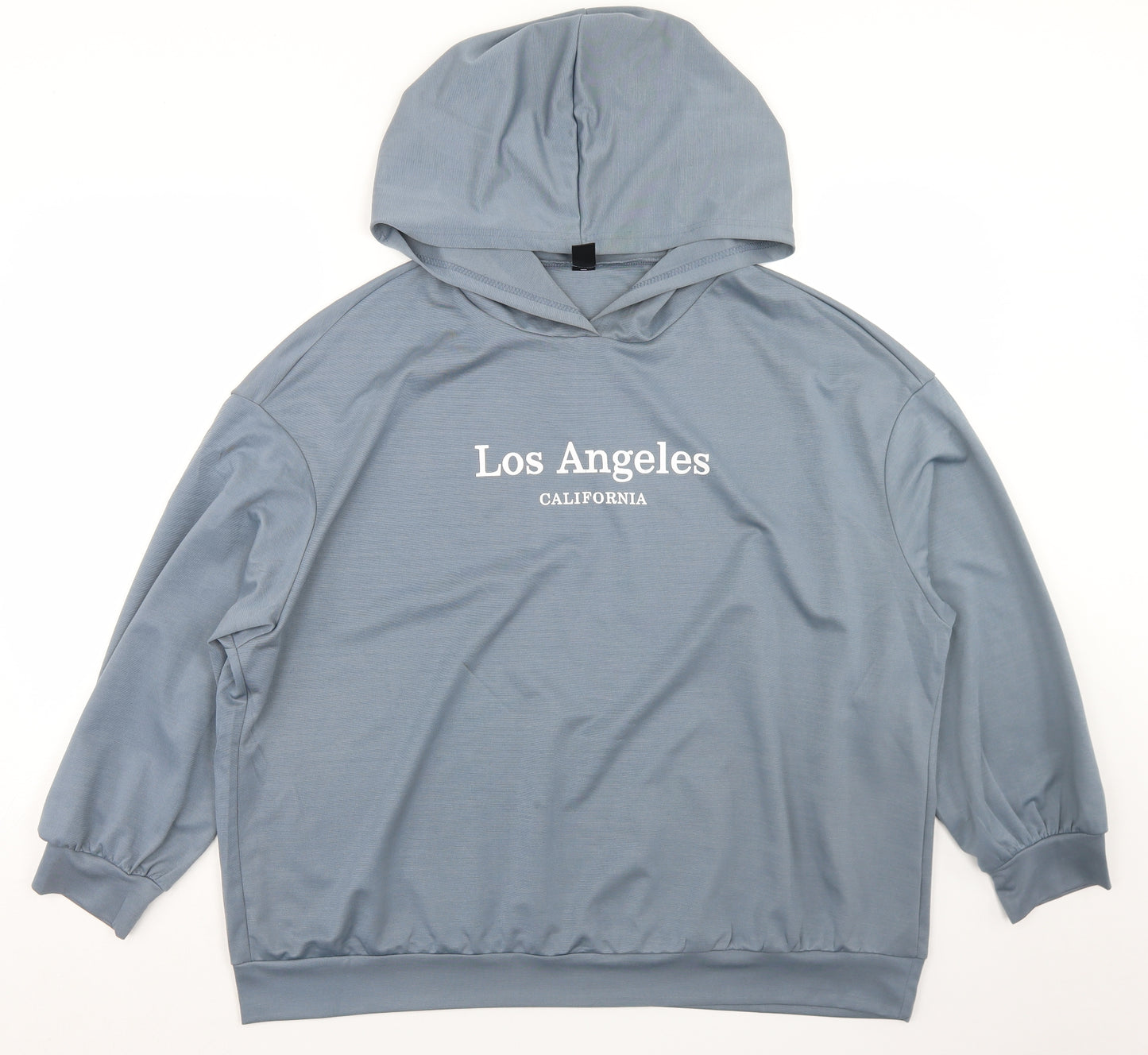 SheIn Womens Blue  Polyester Pullover Hoodie Size 2XL   - Los Angeles