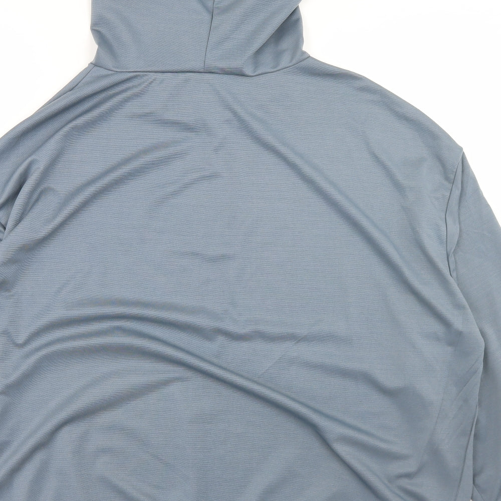 SheIn Womens Blue  Polyester Pullover Hoodie Size 2XL   - Los Angeles
