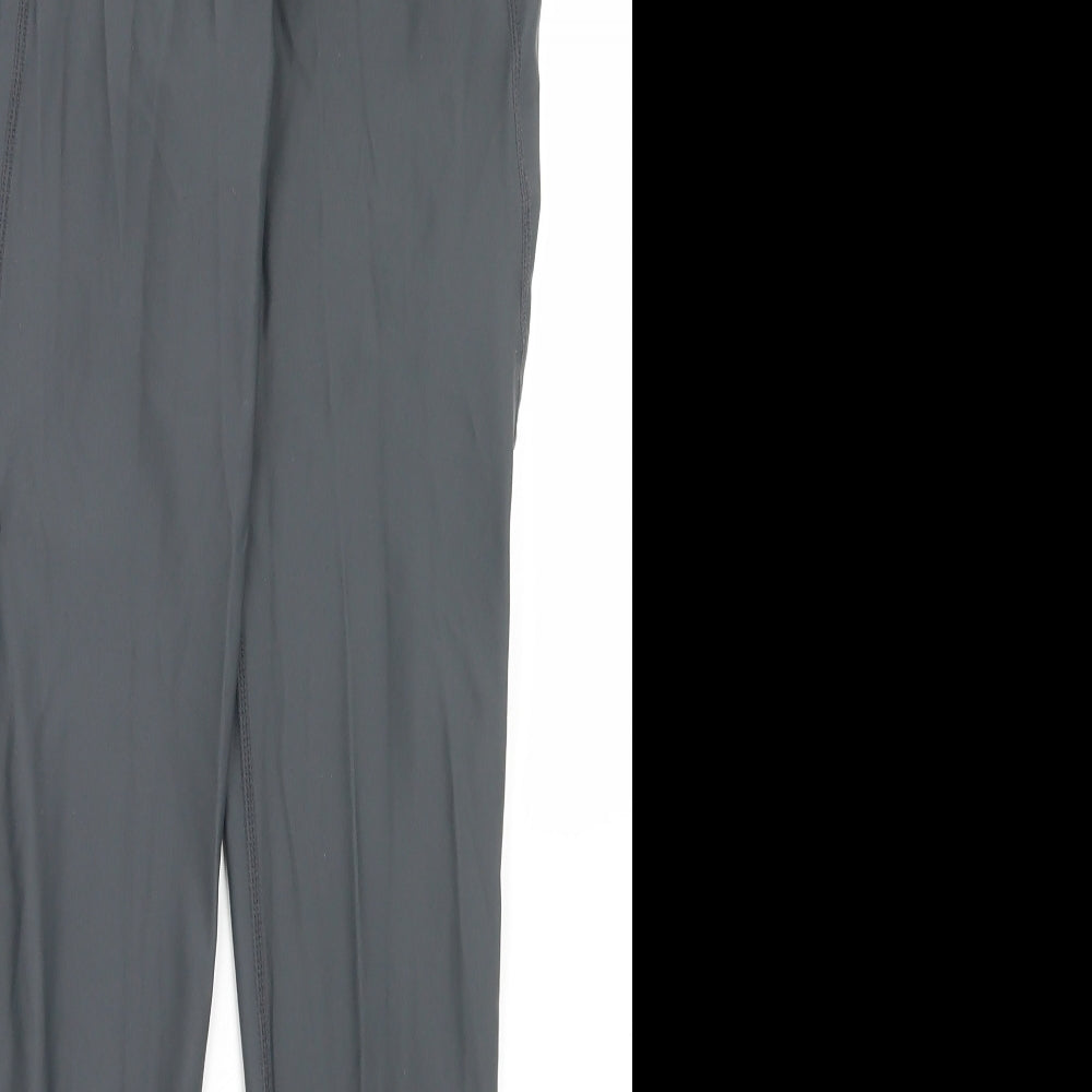 Anko Womens Grey  Nylon Compression Leggings Size 8 L26 in Regular