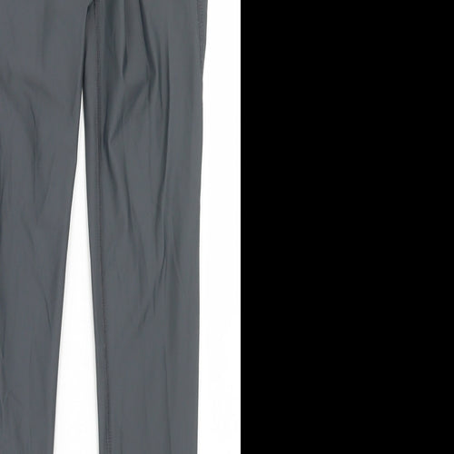 Anko Womens Grey  Nylon Compression Leggings Size 8 L26 in Regular