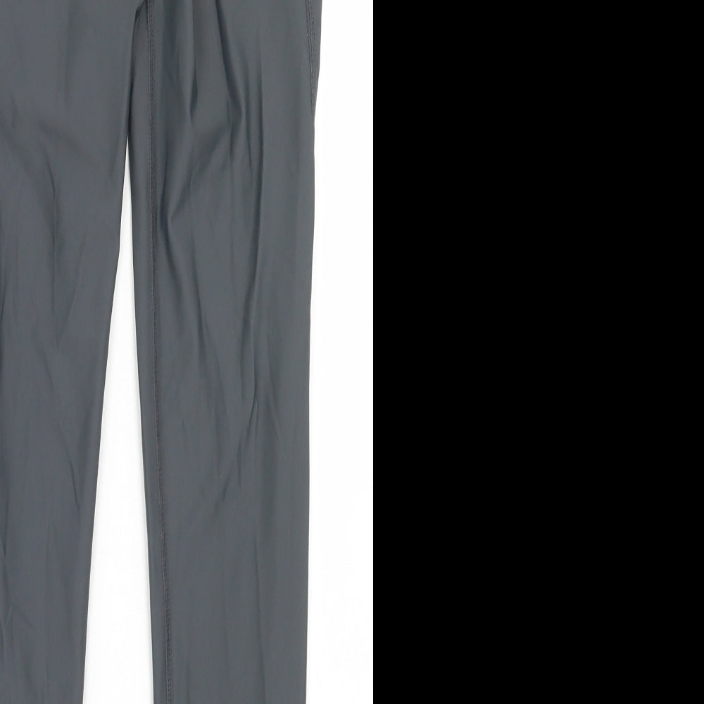 Anko Womens Grey  Nylon Compression Leggings Size 8 L26 in Regular