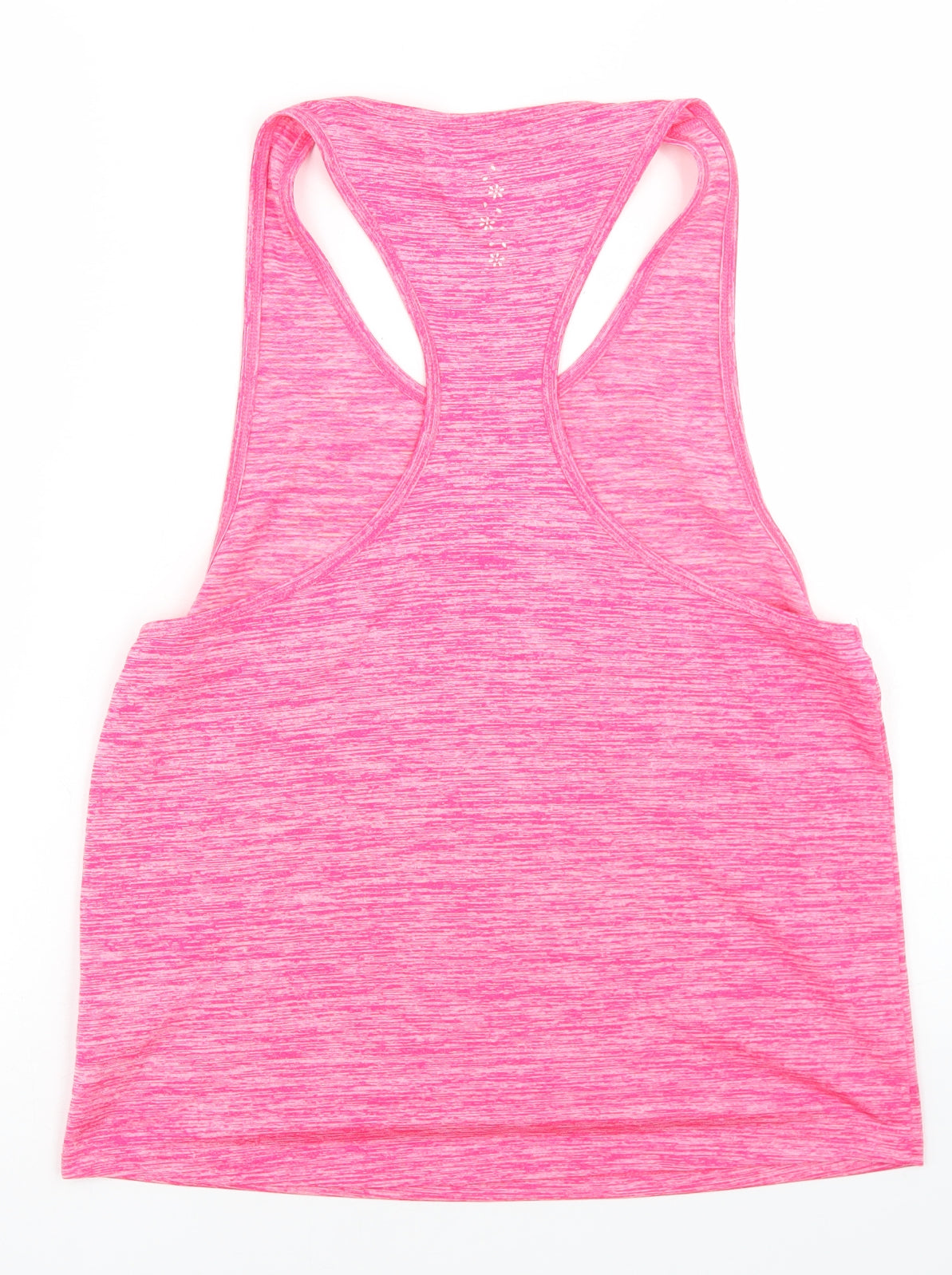 USA Pro Womens Pink  Nylon Basic Tank Size 10 Round Neck