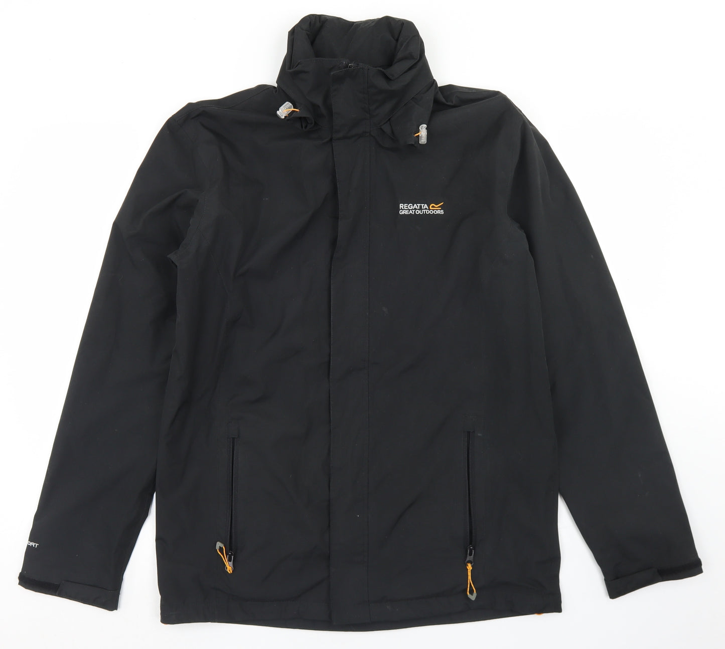 Regatta Mens Black   Windbreaker Jacket Size M  Zip