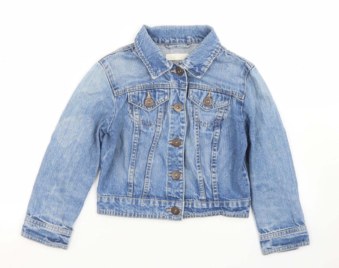 New Look Womens Blue   Jacket  Size 8  Button
