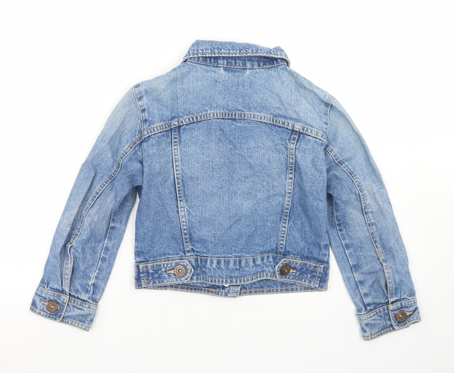 New Look Womens Blue   Jacket  Size 8  Button