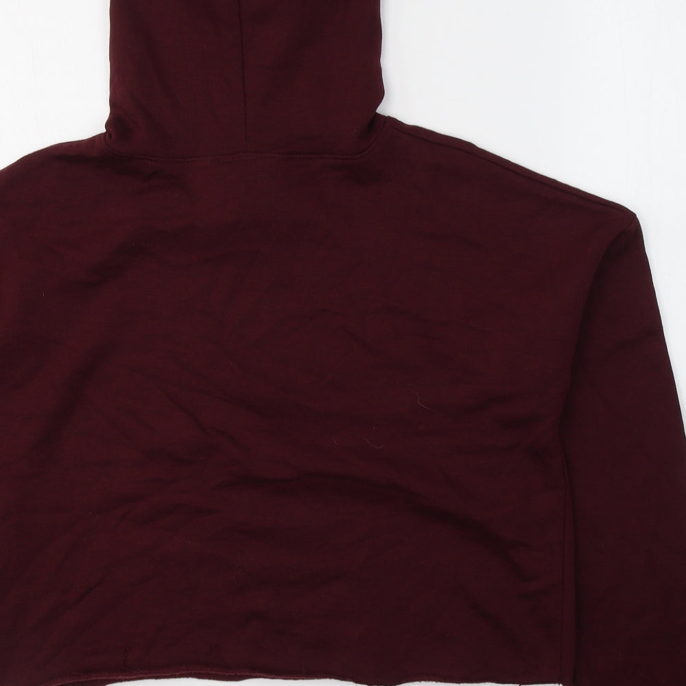 New Look Girls Red  Polyester Pullover Hoodie Size 14-15 Years  Pullover - NYC