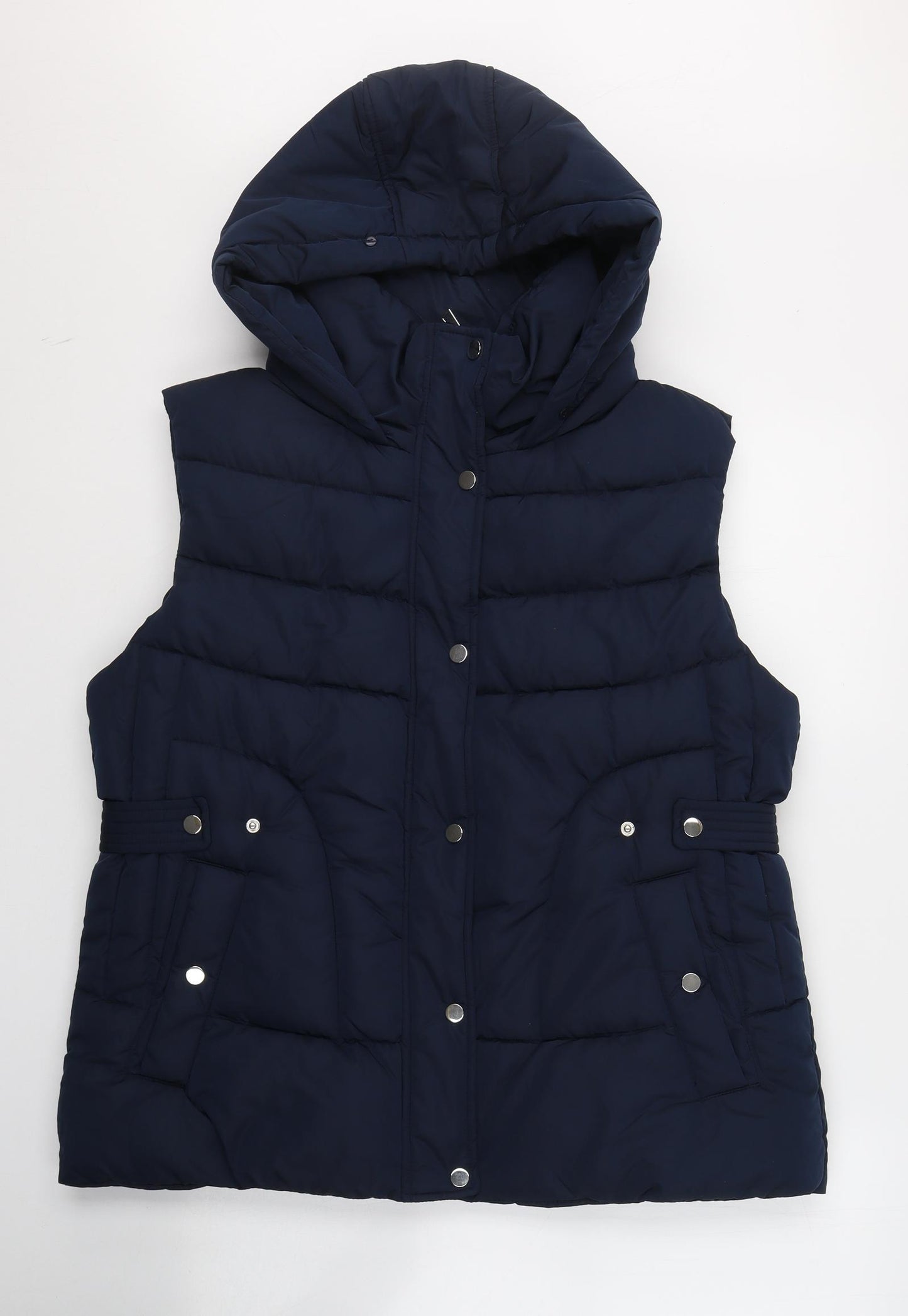 Nutmeg Womens Blue   Gilet Jacket Size 16  Zip - Puffer gilet